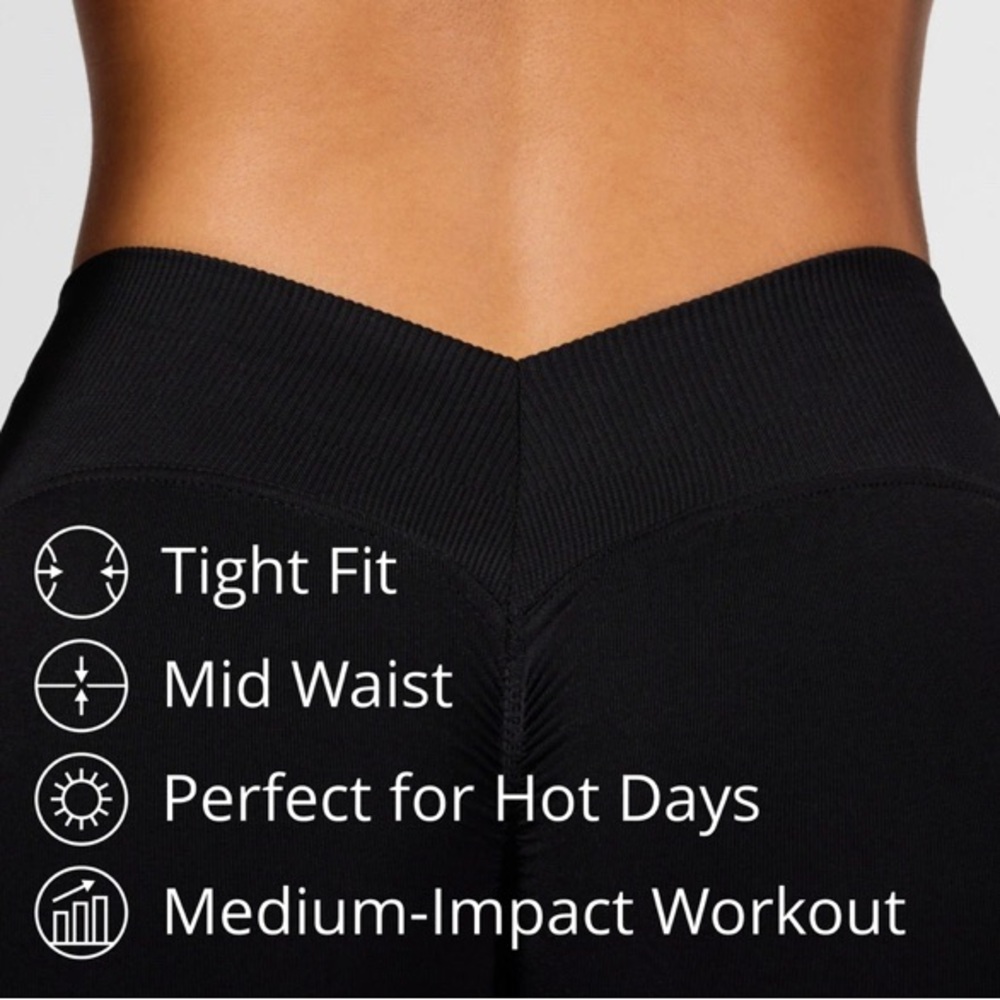 Prozis Women's Black Athletic Shorts - Picture 6 of 8